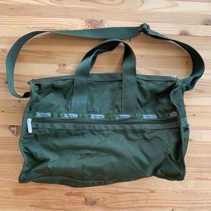 LeSportSac Green Duffle Bag